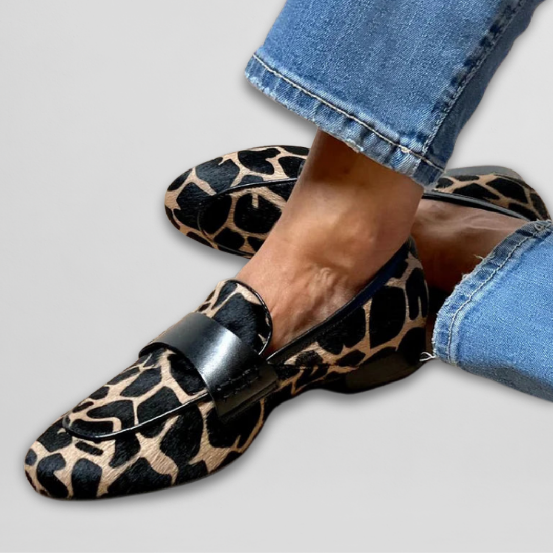 Avenora™ | Printed Elegance Moccasins