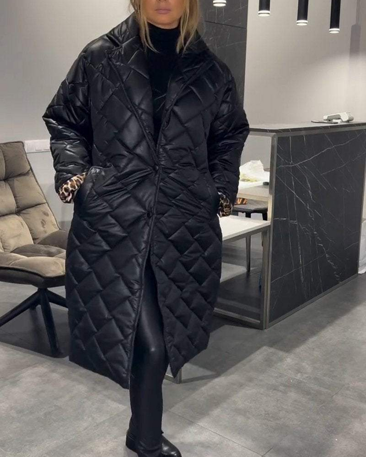 Zanira™ | Mid-Length Lapel Coat