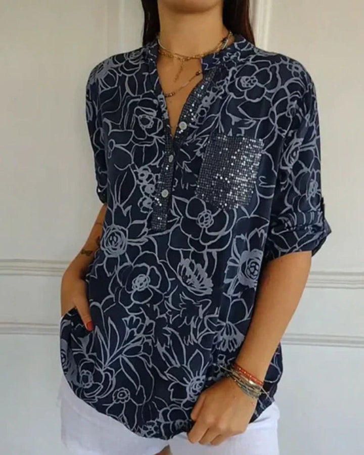Beata™ | Blossom Print Blouse