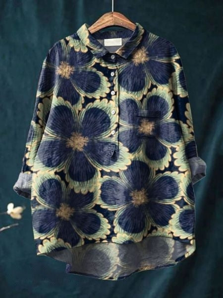 Donna™ | Tummy covering floral shirt