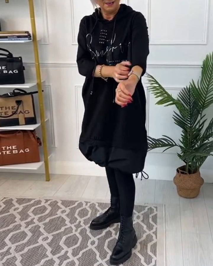 SEMBA - Casual Hooded Dress