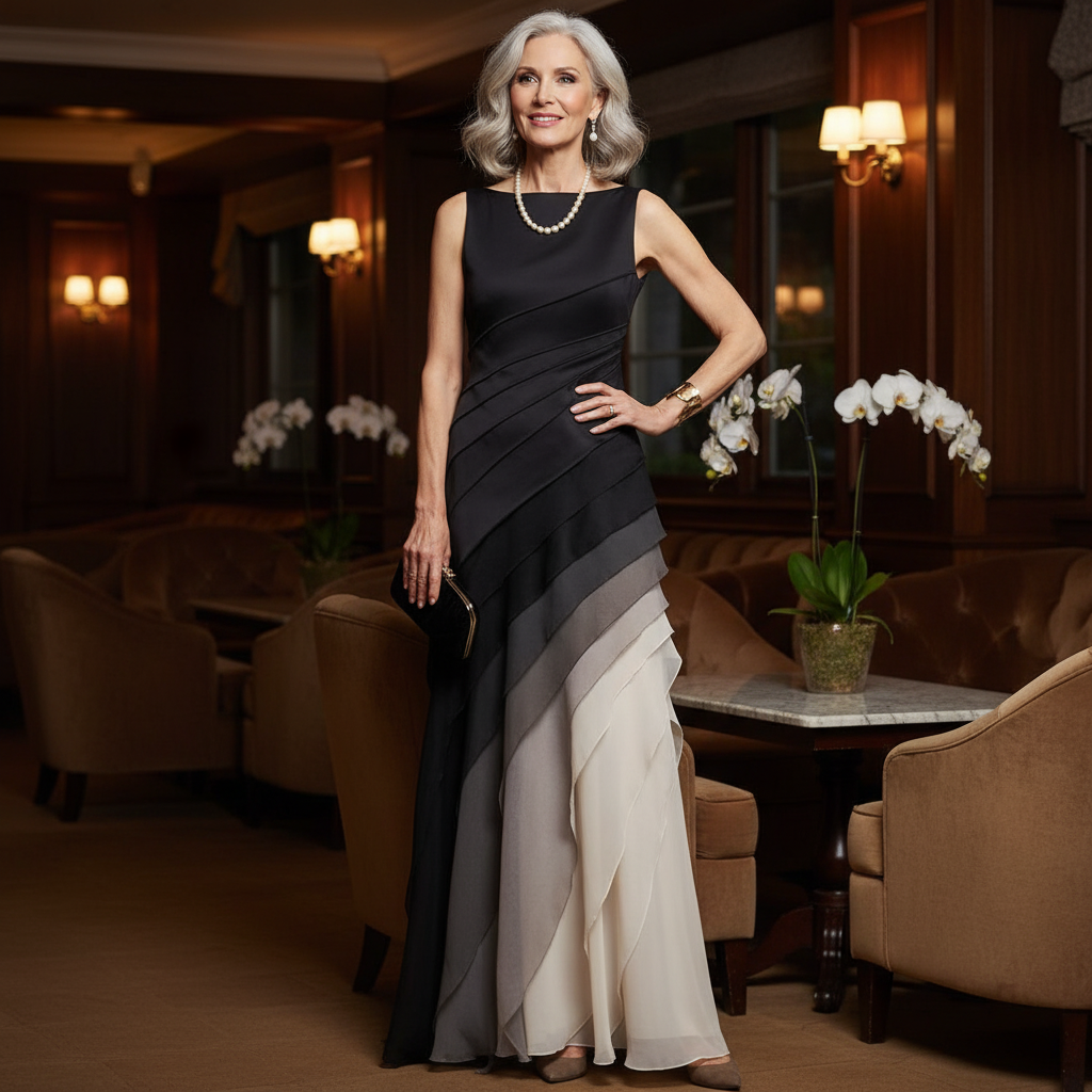 Galadriel™ - Elegant sleeveless maxi dress
