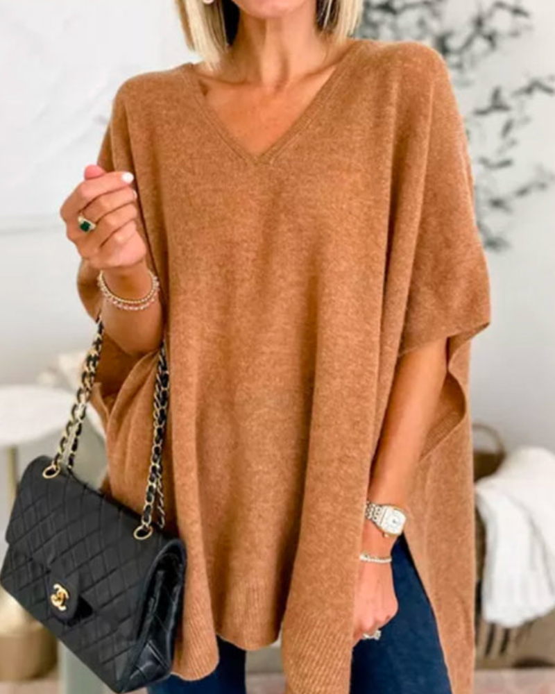 Corlina™ | Timeless Knit Poncho