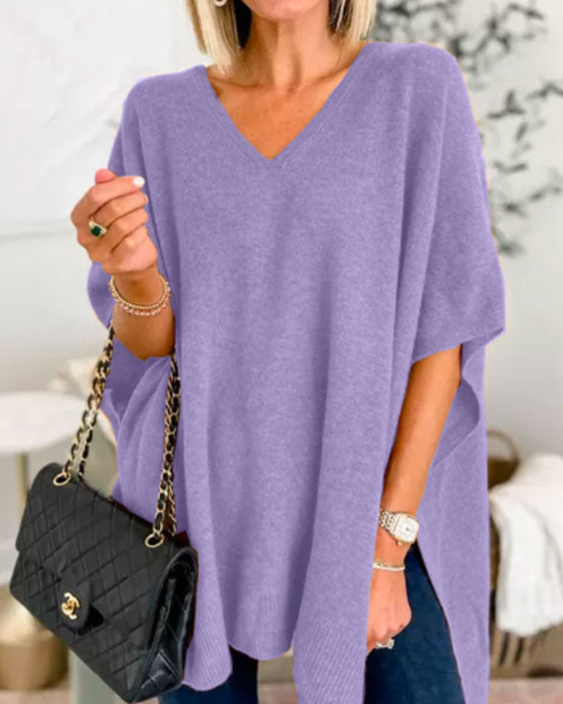 Corlina™ | Timeless Knit Poncho