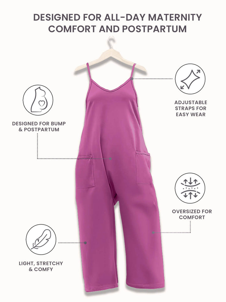 Nerissa - Oversized Maternity and Postpartum Jumpsuit