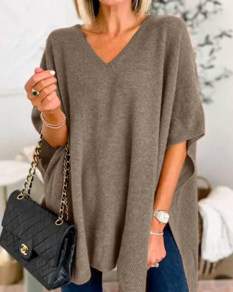 Corlina™ | Timeless Knit Poncho
