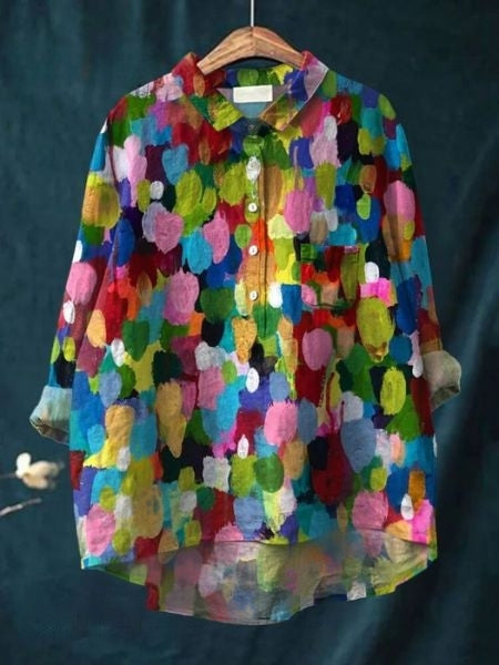 Donna™ | Tummy covering floral shirt