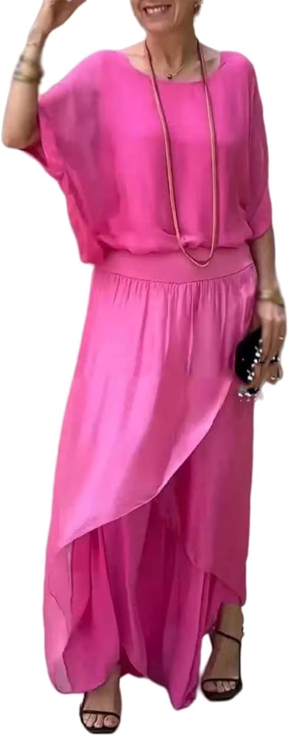 Women's Casual Two Piece Chiffon Set