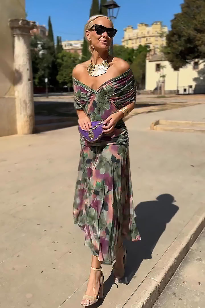 Avyra™ | Luxe V-Neck Dress