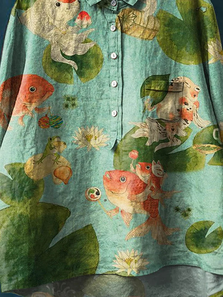 Ruthie™ - Fish Art Shirt