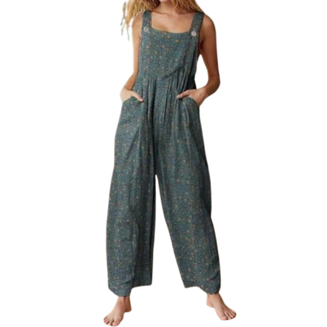 MAELANI™ – Relaxed Casual Dual Pocket Overall Jumpsuit