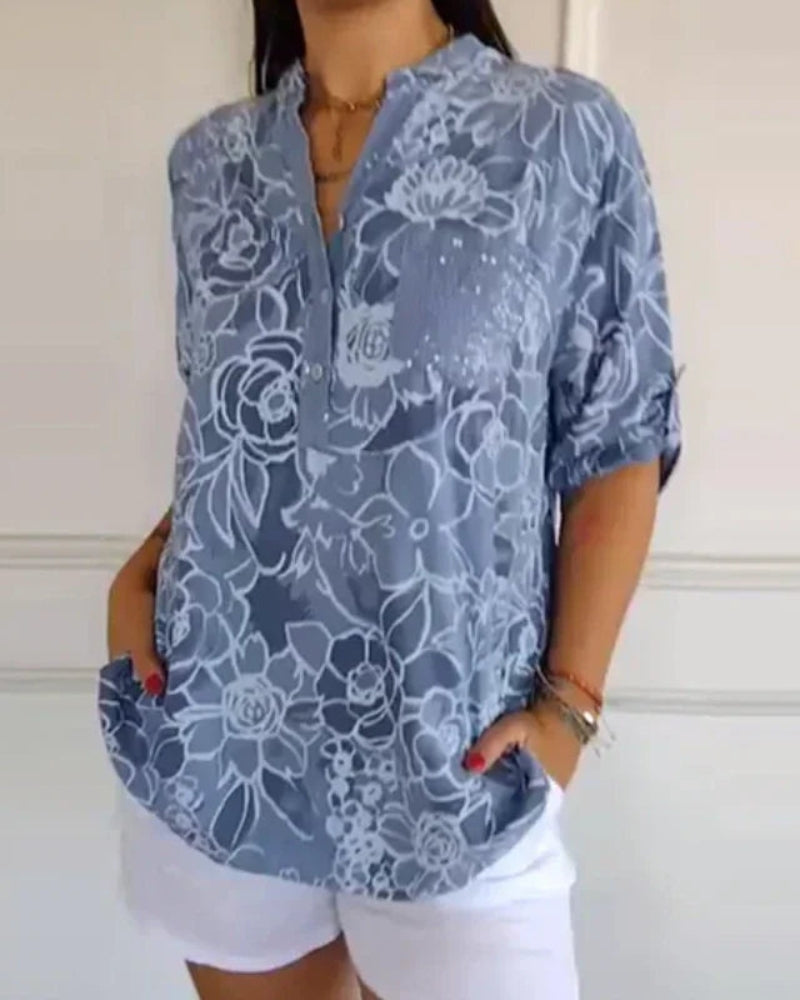 Beata™ | Blossom Print Blouse