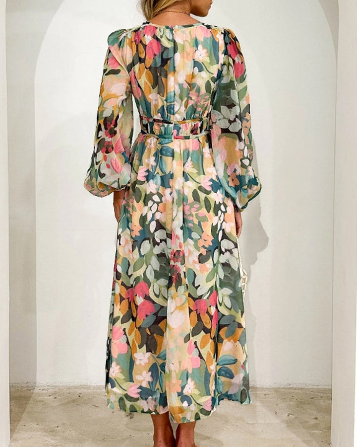 Annie™| Boho Floral Maxi Dress