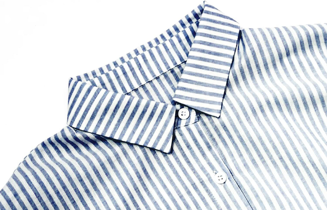 Stripe™ | Long Sleeve Shirt Dress