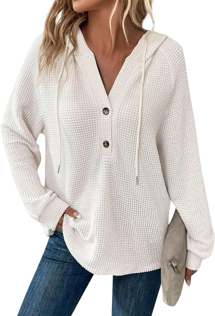 Zyrae™ | Oversized V-Neck Sweat