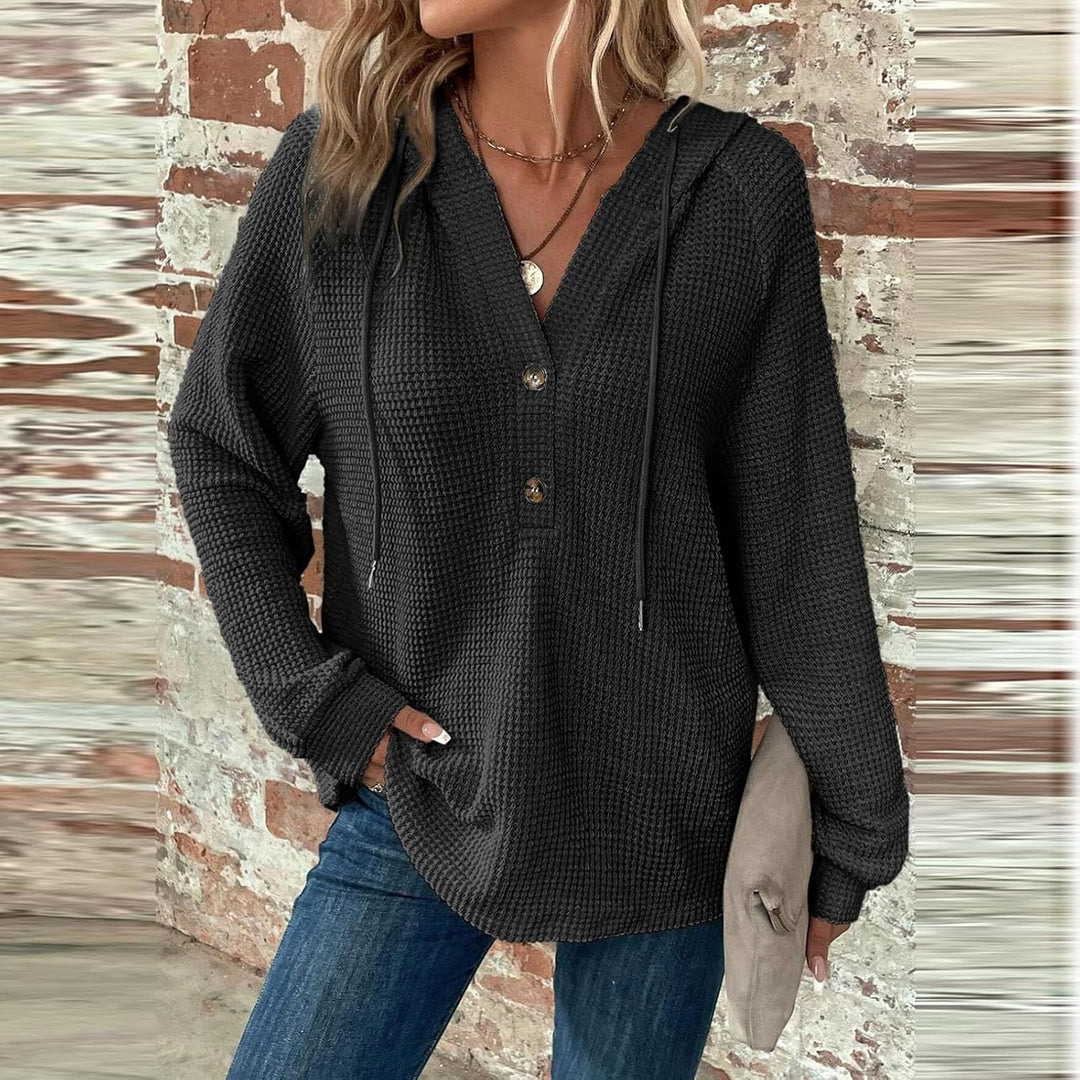 Zyrae™ | Oversized V-Neck Sweat