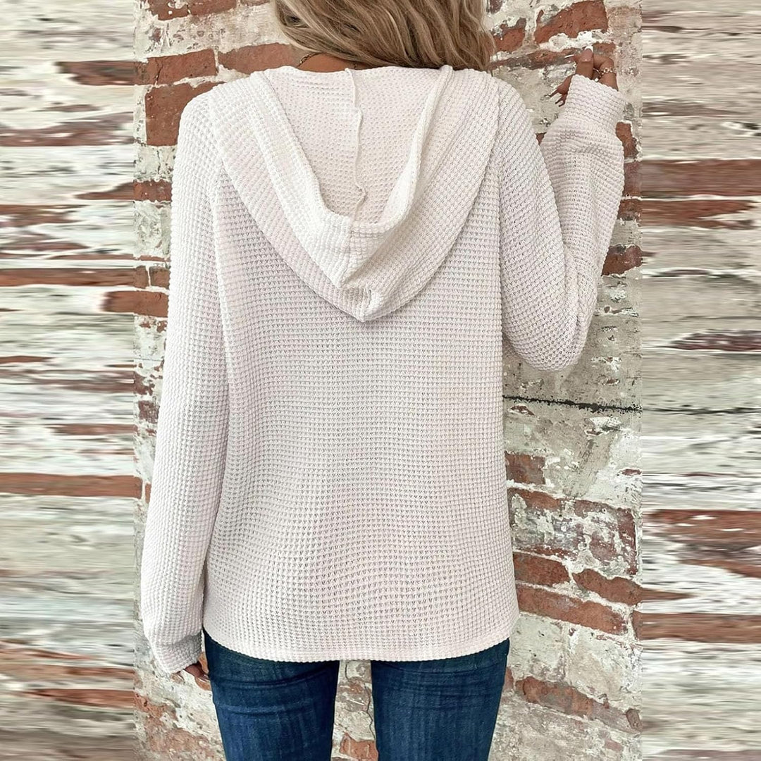 Zyrae™ | Oversized V-Neck Sweat