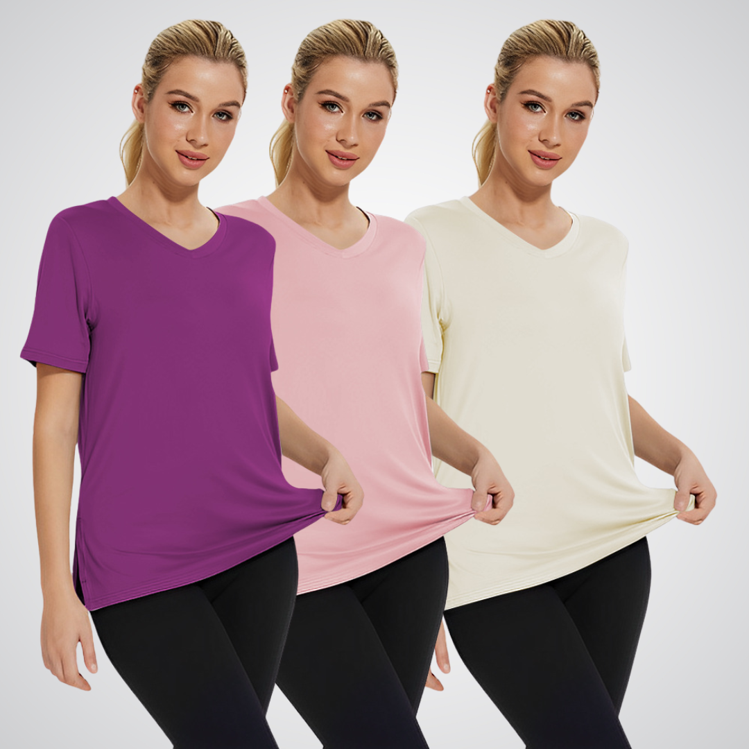 VIONARA™ | Relaxed Everyday Tee – 3 Pack