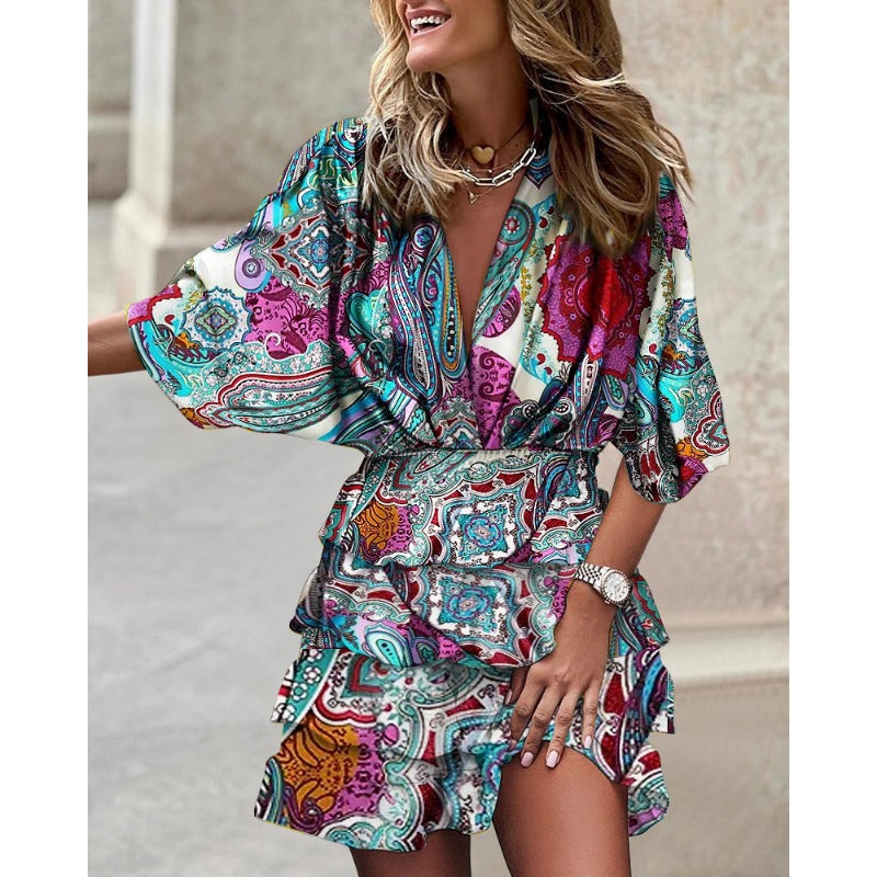 Soraya | Elegant Floral Dress