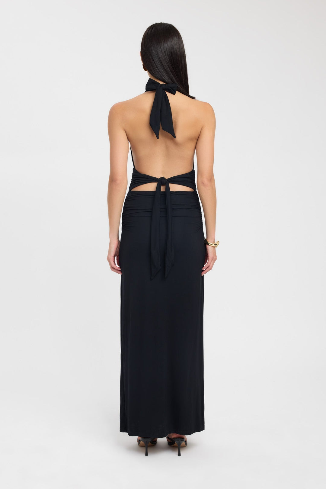 Sariah™ | Elegant Halter Maxi Dress