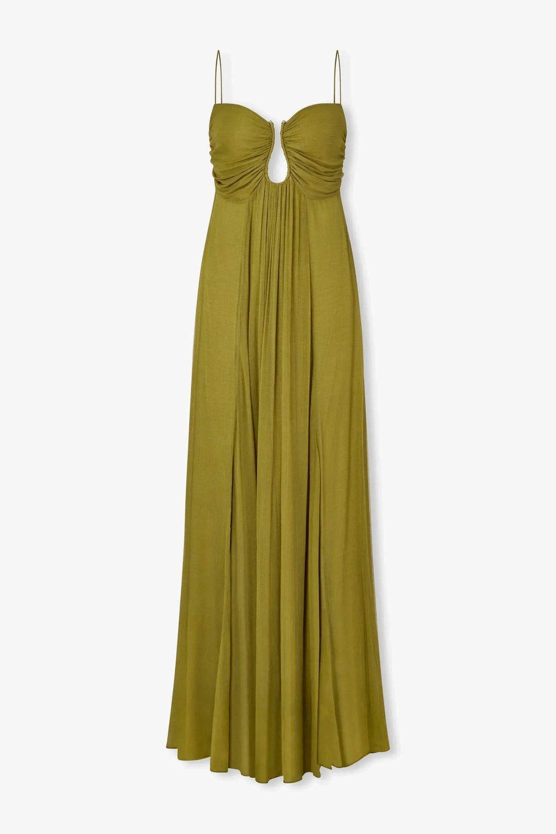 Alira™ | Classic High-Neck Maxi Dress