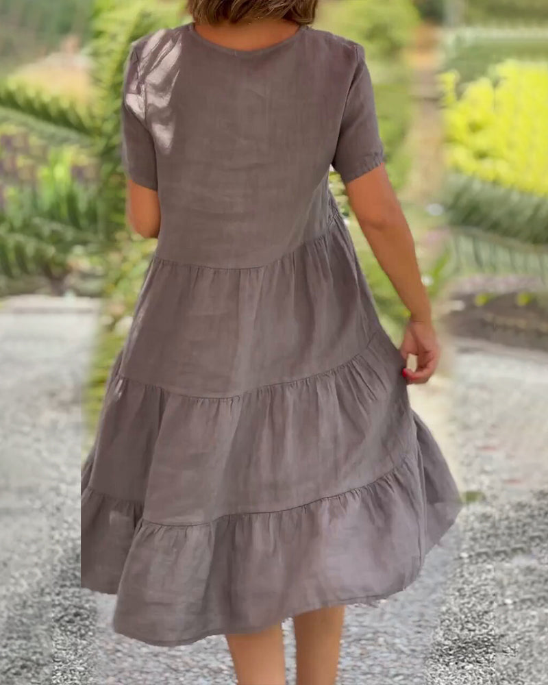 Orvella™ | Timeless V-Neck Dress