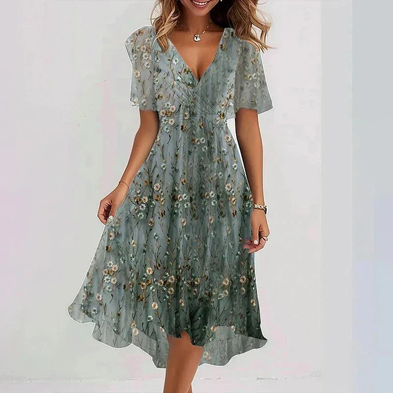 Carla-Elegant Midi Dress