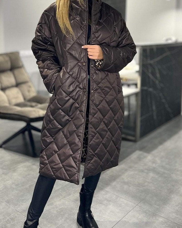 Zanira™ | Mid-Length Lapel Coat