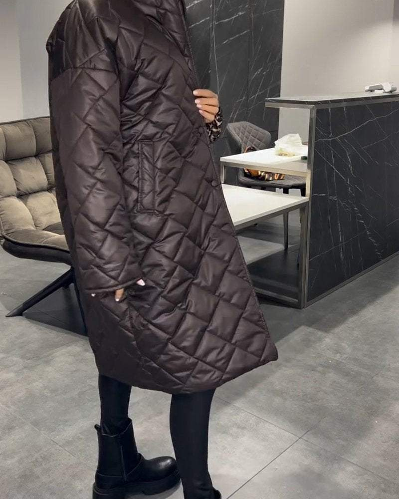 Zanira™ | Mid-Length Lapel Coat