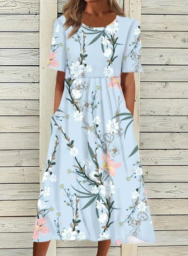 Aria | Floral Breeze Loose Dress
