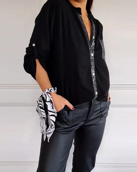 Elaine - Casual Chic Glamour Top