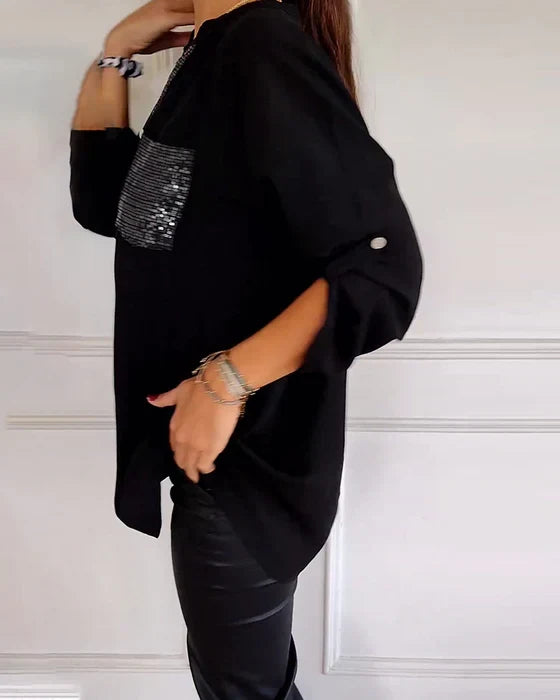 Elaine - Casual Chic Glamour Top