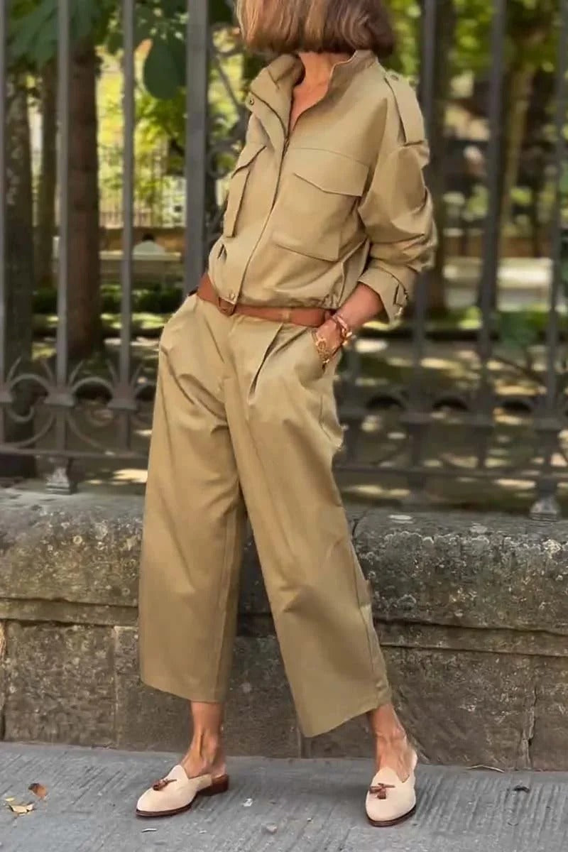 LYVORA™ | Casual Luxe Cargo Set