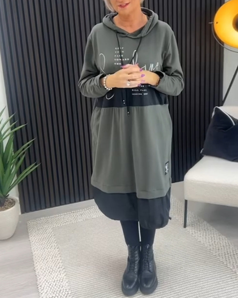 SEMBA - Casual Hooded Dress