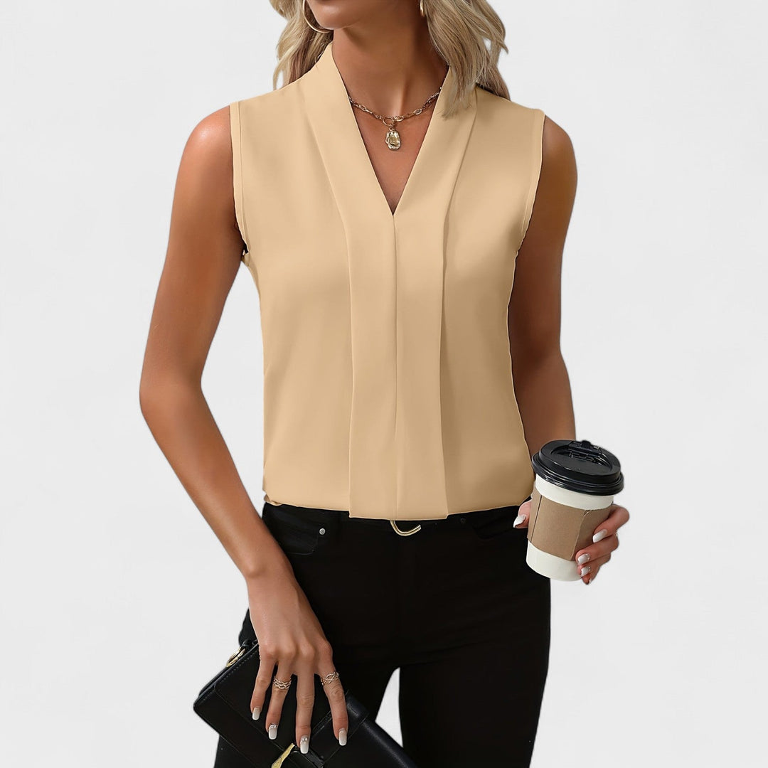 Bonnie™ | Chic Sleeveless Blouse