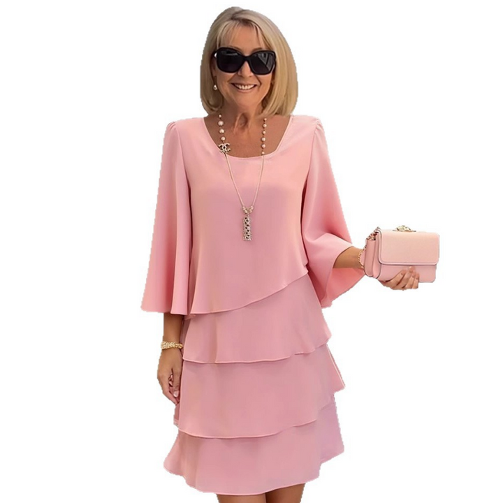 Women's slimming chiffon dress