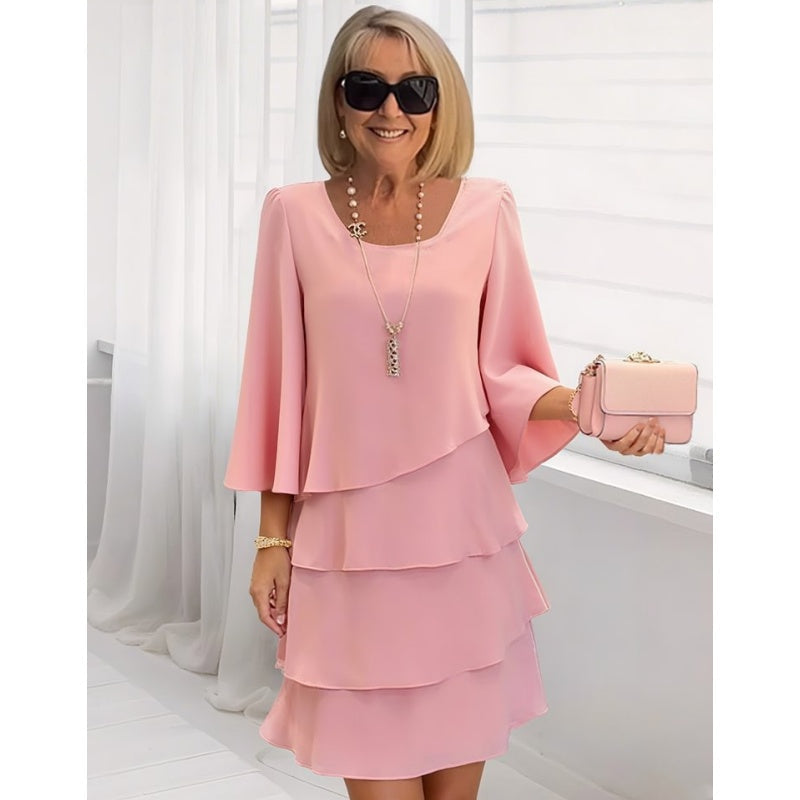 Women's slimming chiffon dress