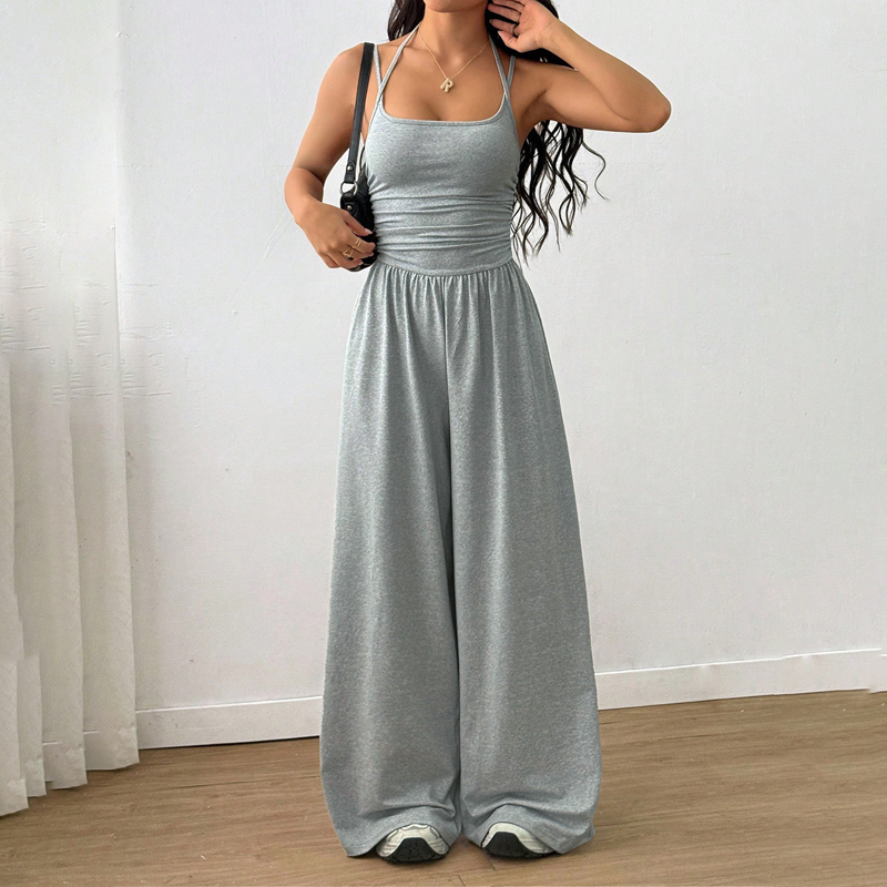 Women's Casual Spaghetti Strap Jumpsuit